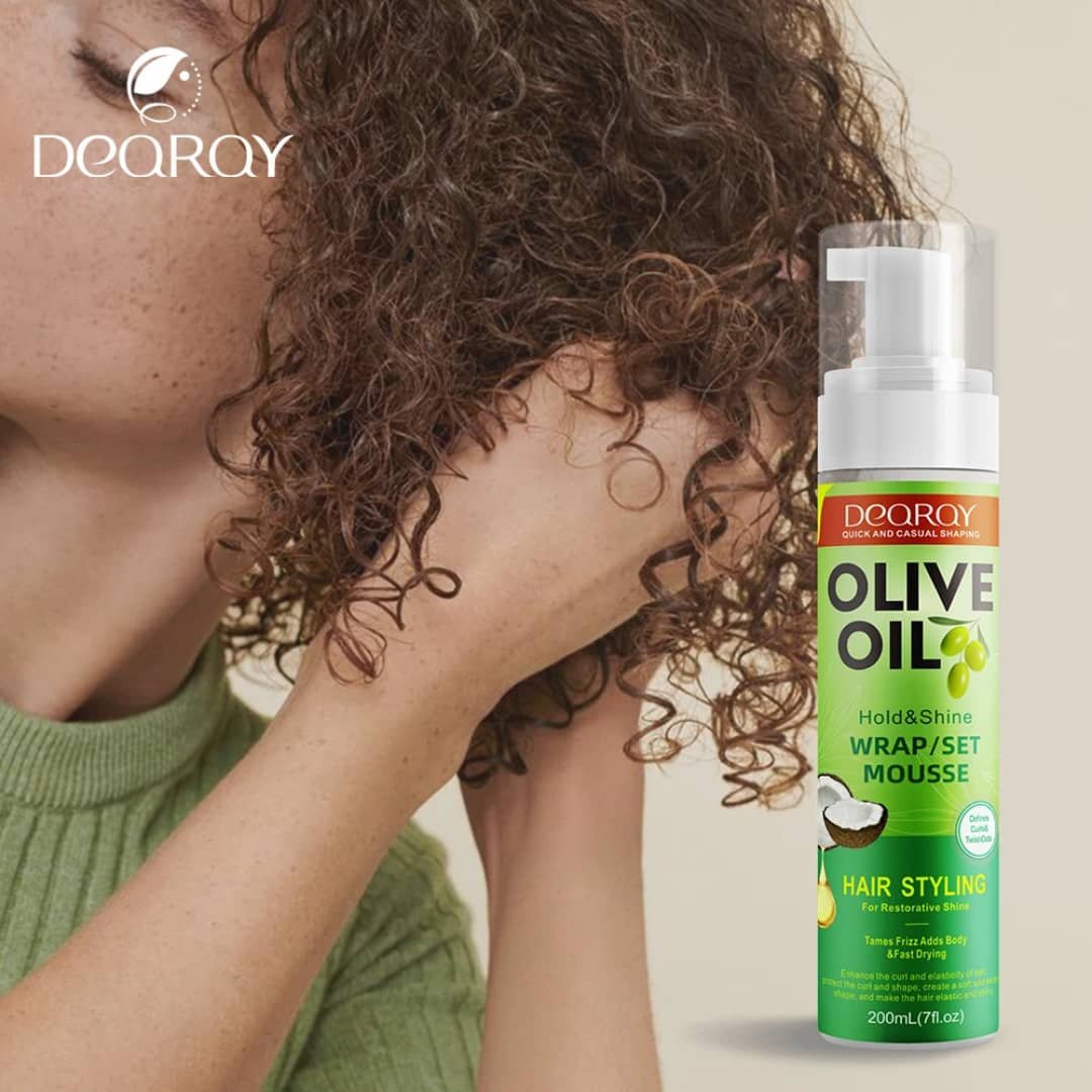 Olive Oil – Mousse Hydratante et coiffante